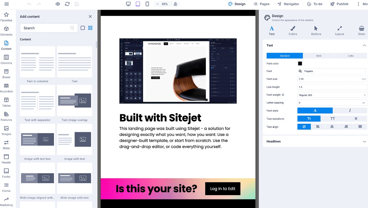 cPanel addacha site